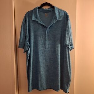 Member's Mark Men's Blue Polo Performance Shirt